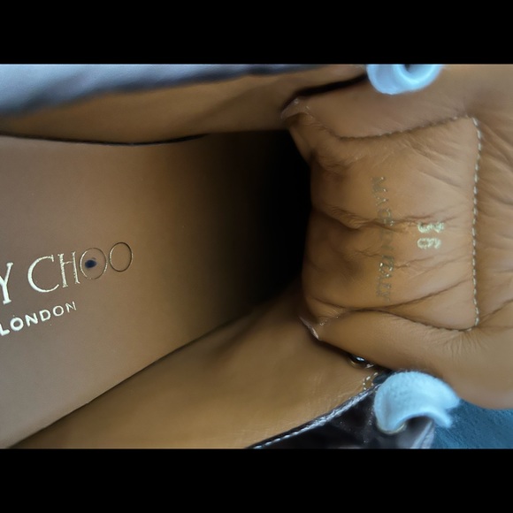 These are Jimmy Choo shoes. Made in Italy. They are a size 36. - Picture 6 of 11